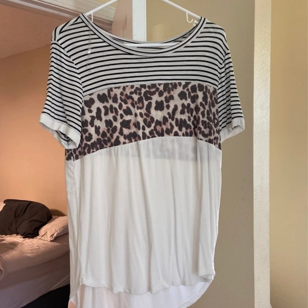 Women’s leopard print blouse